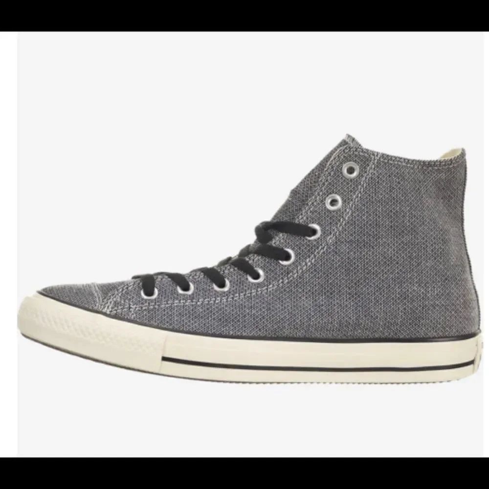 Converse Chuck Taylor All Star high top black/ egret woven high top sneakers 12
